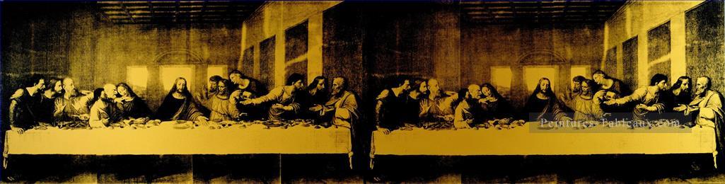 Dernier souper classique Andy Warhol Peintures à l'huile